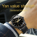 OLEVS 6898 Men Fashion Waterproof Dual Calendar Quartz Watch(Black)