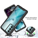 For Motorola Moto G200 5G Starry Sky Full Body Hybrid Shockproof Phone Case (Red)
