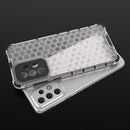 For Samsung Galaxy A33 5G Shockproof Honeycomb PC + TPU Phone Case(Blue)