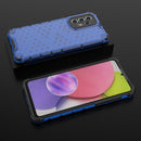 For Samsung Galaxy A33 5G Shockproof Honeycomb PC + TPU Phone Case(Blue)