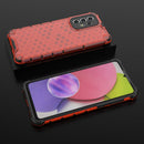 For Samsung Galaxy A33 5G Shockproof Honeycomb PC + TPU Phone Case(Red)