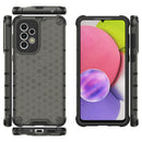 For Samsung Galaxy A33 5G Shockproof Honeycomb PC + TPU Phone Case(Black)