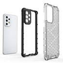 For Samsung Galaxy A33 5G Shockproof Honeycomb PC + TPU Phone Case(Black)