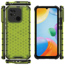 For Xiaomi Redmi 10C 4G Shockproof Honeycomb PC + TPU Case(Green)
