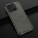 For Xiaomi Redmi 10C 4G Shockproof Honeycomb PC + TPU Case(Black)