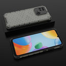 For Xiaomi Redmi 10C 4G Shockproof Honeycomb PC + TPU Case(Black)