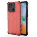 For Xiaomi Redmi 10C 4G Shockproof Honeycomb PC + TPU Case(Red)