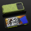 For Xiaomi Poco M4 Pro 4G Shockproof Honeycomb PC + TPU Case(Green)