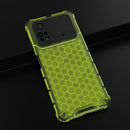 For Xiaomi Poco M4 Pro 4G Shockproof Honeycomb PC + TPU Case(Green)