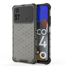 For Xiaomi Poco M4 Pro 4G Shockproof Honeycomb PC + TPU Case(Black)