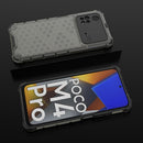 For Xiaomi Poco M4 Pro 4G Shockproof Honeycomb PC + TPU Case(Black)