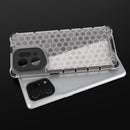 For OPPO Find X5 Shockproof Honeycomb PC + TPU Phone Case(Black)