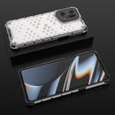 For OPPO Find X5 Pro Shockproof Honeycomb PC + TPU Phone Case(White)