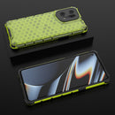 For OPPO Find X5 Pro Shockproof Honeycomb PC + TPU Phone Case(Green)