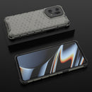 For OPPO Find X5 Pro Shockproof Honeycomb PC + TPU Phone Case(Black)
