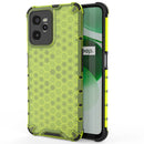 For OPPO Realme C35 Shockproof Honeycomb PC + TPU Phone Case(Green)