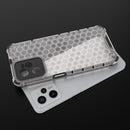 For OPPO Realme C35 Shockproof Honeycomb PC + TPU Phone Case(Red)