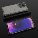For OPPO Realme C35 Shockproof Honeycomb PC + TPU Phone Case(Black)