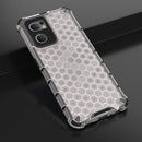 For OPPO Reno7 5G Global / Find X5 Lite Shockproof Honeycomb PC + TPU Phone Case(White)