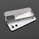 For OPPO Reno7 5G Global / Find X5 Lite Shockproof Honeycomb PC + TPU Phone Case(White)
