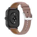 20mm Universal Genuine Leather Watch Band(Dark Pink)