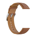 20mm Universal Genuine Leather Watch Band(Light Brown)
