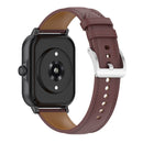 20mm Universal Genuine Leather Watch Band(Dark Brown)