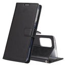 For Samsung Galaxy A53 5G GOOSPERY BLUE MOON Crazy Horse Texture Leather Phone Case(Black)