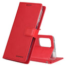 For Samsung Galaxy A53 5G GOOSPERY BLUE MOON Crazy Horse Texture Leather Phone Case(Red)
