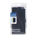 For Samsung Galaxy A53 5G GOOSPERY BLUE MOON Crazy Horse Texture Leather Phone Case(Navy Blue)