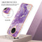 For Nokia G20 / G10 Electroplating Marble Pattern Dual-side IMD TPU Phone Case(Purple 002)