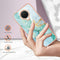 For Nokia G20 / G10 Electroplating Marble Pattern Dual-side IMD TPU Phone Case(Green 003)