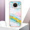 For Nokia G20 / G10 Electroplating Marble Pattern Dual-side IMD TPU Phone Case(Green 004)