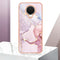 For Nokia G20 / G10 Electroplating Marble Pattern Dual-side IMD TPU Phone Case(Rose Gold 005)