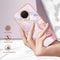 For Nokia G20 / G10 Electroplating Marble Pattern Dual-side IMD TPU Phone Case(Rose Gold 005)