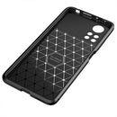 For Xiaomi Poco X4 Pro 5G Precise Hole Carbon Fiber Texture Shockproof TPU Phone Case(Black)