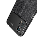 For Xiaomi Poco X4 Pro 5G Precise Hole Litchi Texture TPU Shockproof Phone Case(Blue)