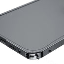 For iPhone 13 mini Metal Frame Frosted Case (Blue)