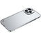 Metal Frame Frosted Case For iPhone 13 Pro Max(Silver)