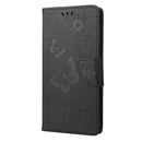 For Nokia G21 Butterfly Embossed Horizontal Flip Leather Phone Case(Black)