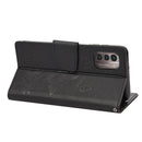 For Nokia G21 Butterfly Embossed Horizontal Flip Leather Phone Case(Black)