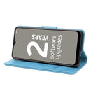 For Nokia G21 Butterfly Embossed Horizontal Flip Leather Phone Case(Blue)
