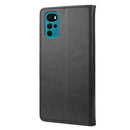 For Motorola Moto G22 Butterfly Flower Pattern Leather Phone Case(Black)