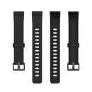 For Realme Band RMA199 Solid Color Silicone Watch Band(Black)