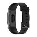 For Realme Band RMA199 Solid Color Silicone Watch Band(Black)