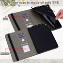 For Xiaomi Pad 5 / 5 Pro Tree & Deer Pattern Pressed Printing Leather Tablet Case with Sleep / Wake-up(Grey)