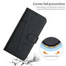 For OPPO Reno5 5G&4G / Find X3 Lite Stitching Calf Texture Buckle Leather Phone Case(Black)
