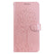 For Motorola Moto G60 Tree & Deer Pattern Pressed Printing Horizontal Flip Leather Phone Case(Pink)
