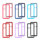 For Samsung Galaxy A73 5G Starry Sky Solid Color Series Shockproof PC + TPU Phone Case(Black)