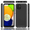For Samsung Galaxy A03 166mm Starry Sky Solid Color Series PC + TPU Phone Case with PET Film(Frosted Pink)